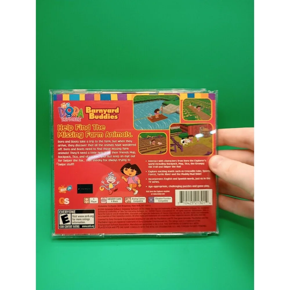 Dora the Explorer: Barnyard Buddies (Sony PlayStation 1, 2003)
